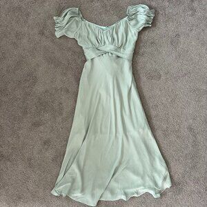 Petal + Pup Sage Green Midi Dress
